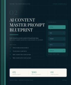 Cover of the Master Prompt Blueprint.